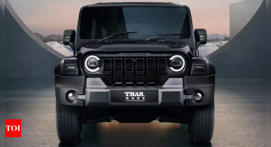 Mahindra Thar Roxx fascia revealed in new teaser, launch on 15 Aug: Details