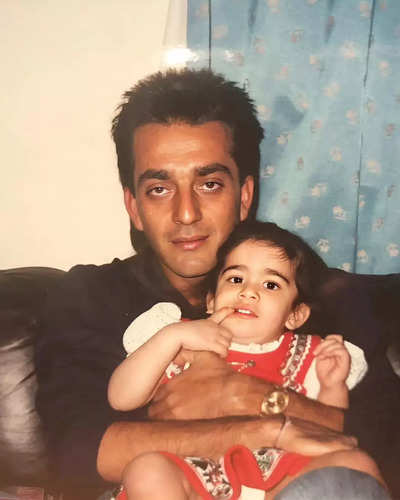 Fans gush over Sanjay Dutt's throwback photo with daughter Trishala posted on her birthday