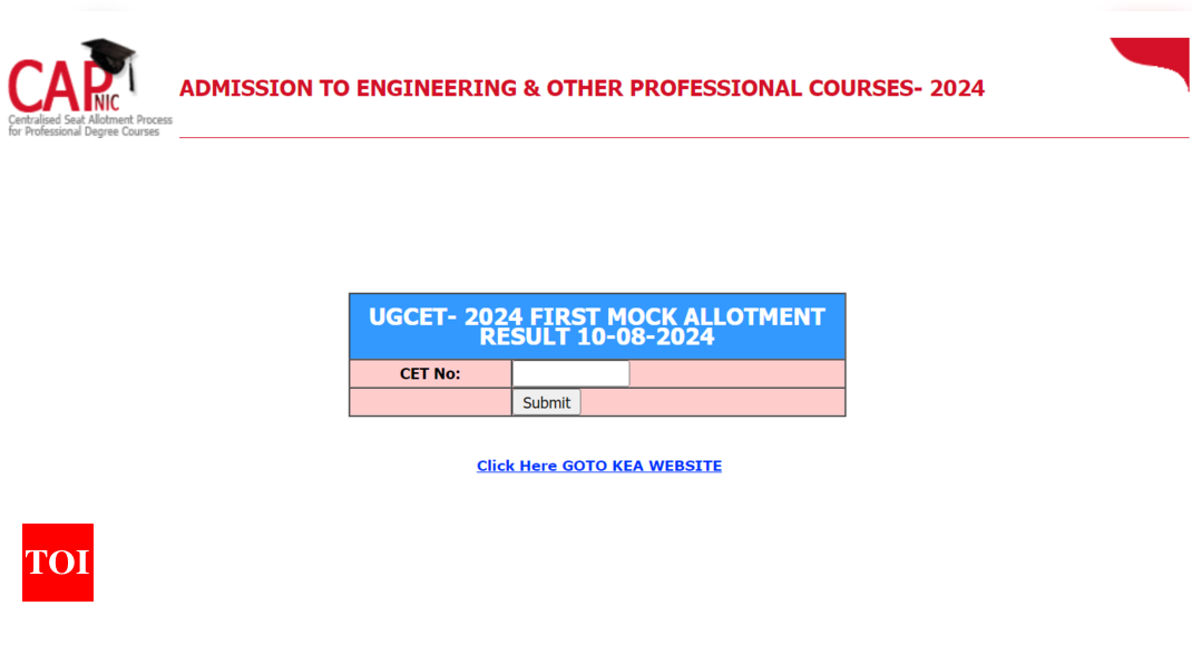 KCET Round 1 Mock Allotment Result 2024 released at keaonline.karnataka.gov.in: Direct link to check UGCET allotment result, next steps here