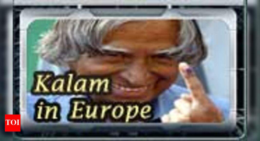 Kalam in Europe - Times of India