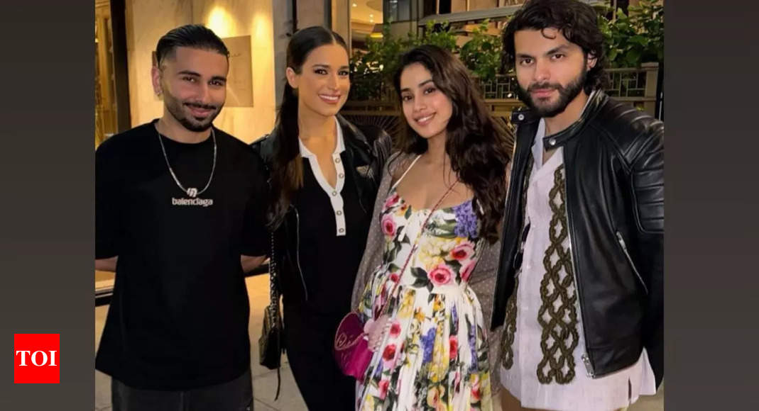 Orry drops an UNSEEN photo with Janhvi Kapoor and her rumoured beau Shikhar Pahariya – See inside |