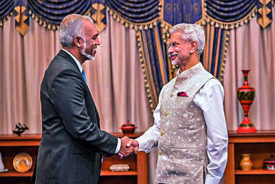 Maldives President Muizzu meets Jaishankar, calls ‘India one of closest allies’