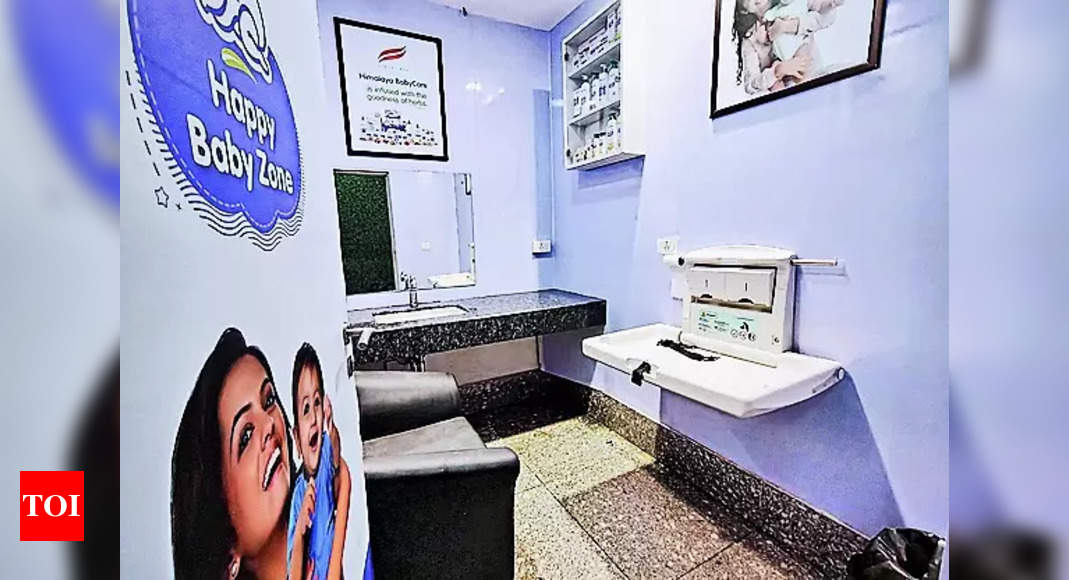 Child Care Room: Kolkata Airport introduces child care room in arrivals area | Kolkata News