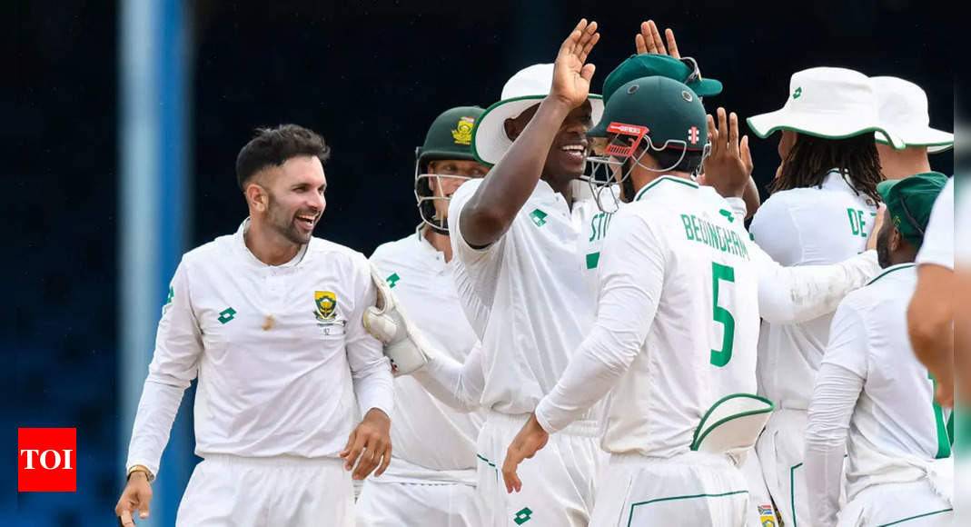 1st Test: Keshav Maharaj and Kagiso Rabada help South Africa to victory against West Indies on Day 4 | Cricket News