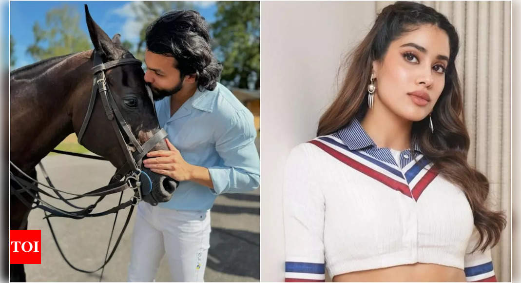 Janhvi Kapoor reacts to beau Shikhar Pahariya’s VIRAL horse-riding photos | Hindi Movie News