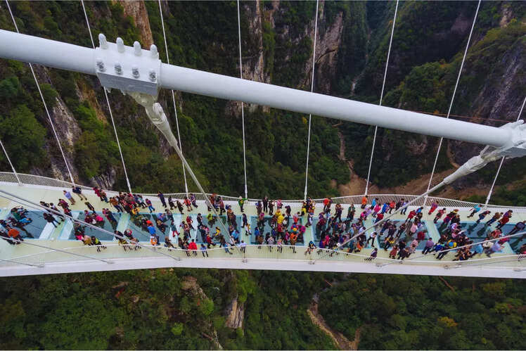 Zhangjiajie Grand Canyon Glass Bridge, China