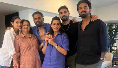 Suniel Shetty celebrates 63rd birthday with a heartwarming family photo - See inside