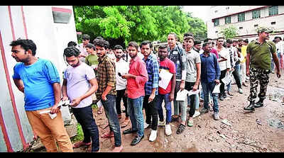 Police exam: 12 caught using unfair means, four arrested