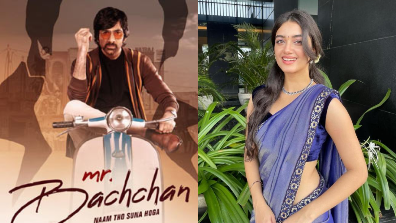 Bhagyashri Borse reveals not receiving a full narration of Ravi Teja  starrer 'Mr. Bachchan' | - Times of India