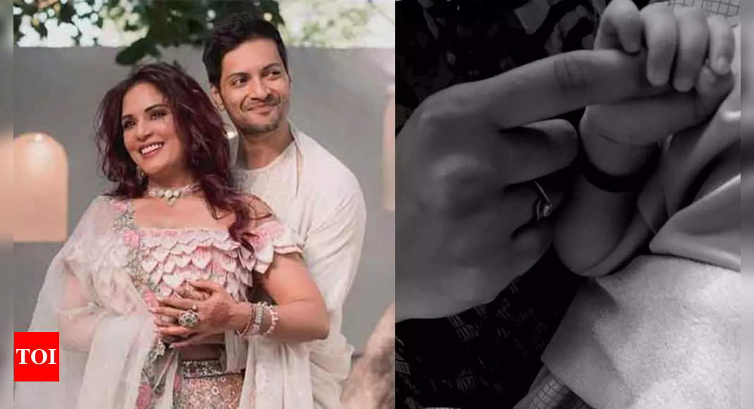 Here’s a sweet peek at Richa Chadha and Ali Fazal’s newborn daughter | Hindi Movie News