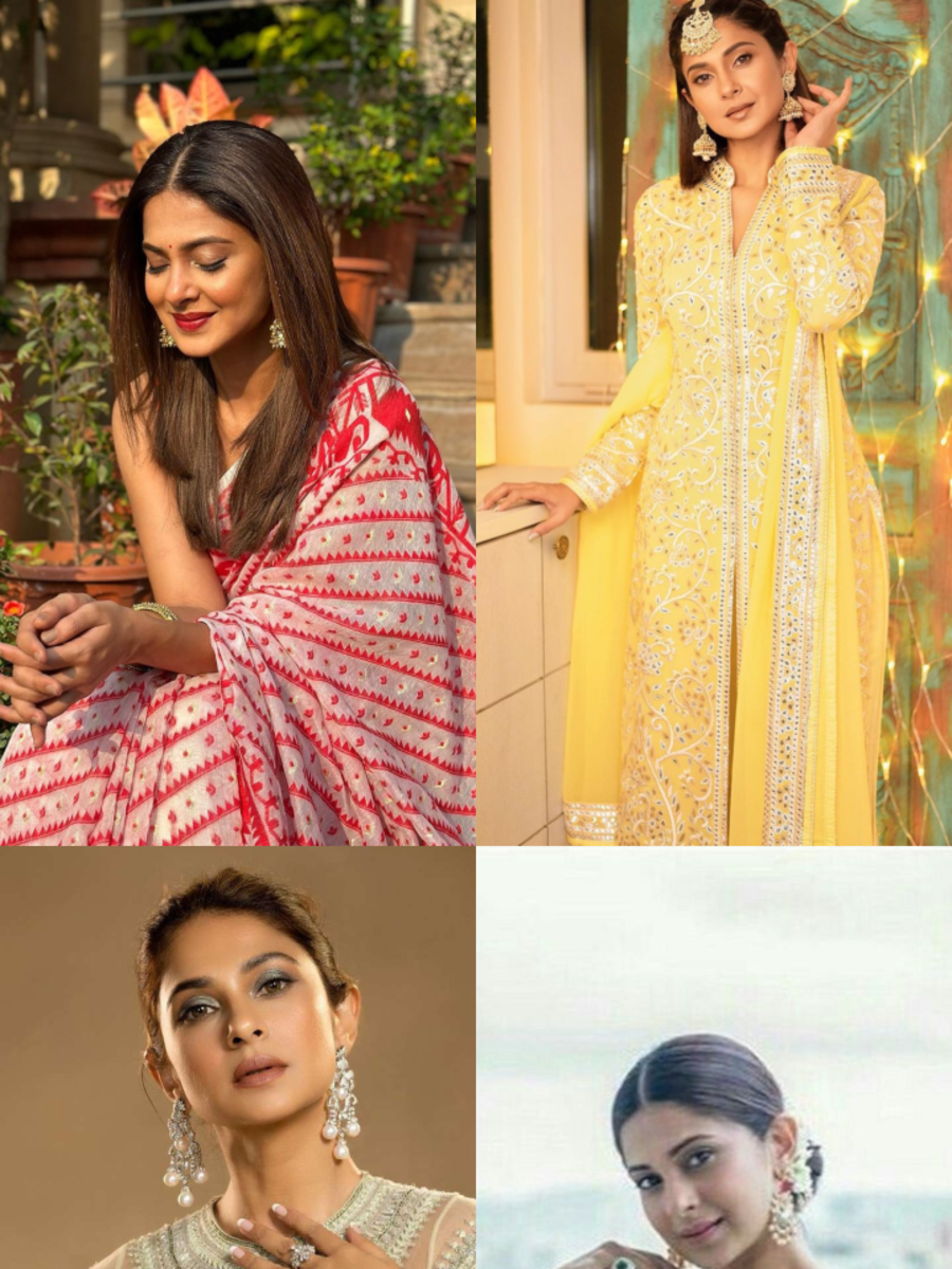 Jennifer Winget: traditional looks for the festive season | Times of India