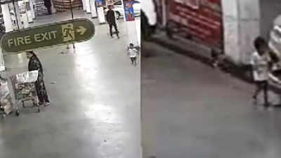 Watch: Toddler crushed to death in parking lot of mall in Agra, driver flees