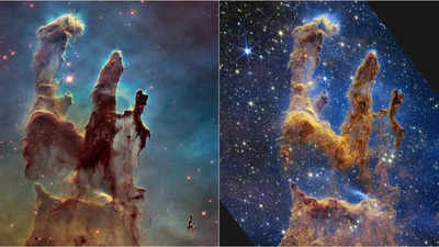 NASA shares stunning visuals of 3D ‘Pillars of Creation’ by James Webb Telescope