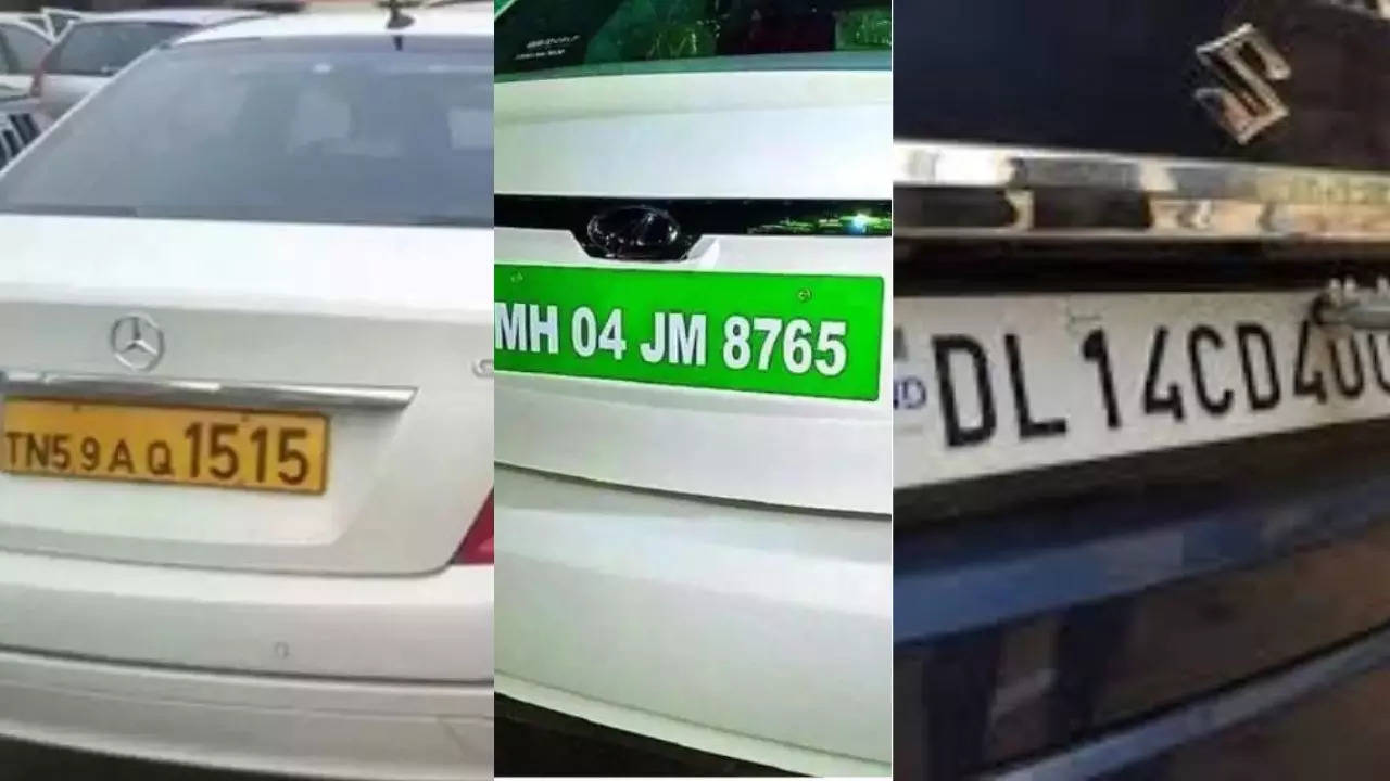 Registration Plate | 4D Colour | 3-Layer Registration Plate | 4D Colour | 3-Layer