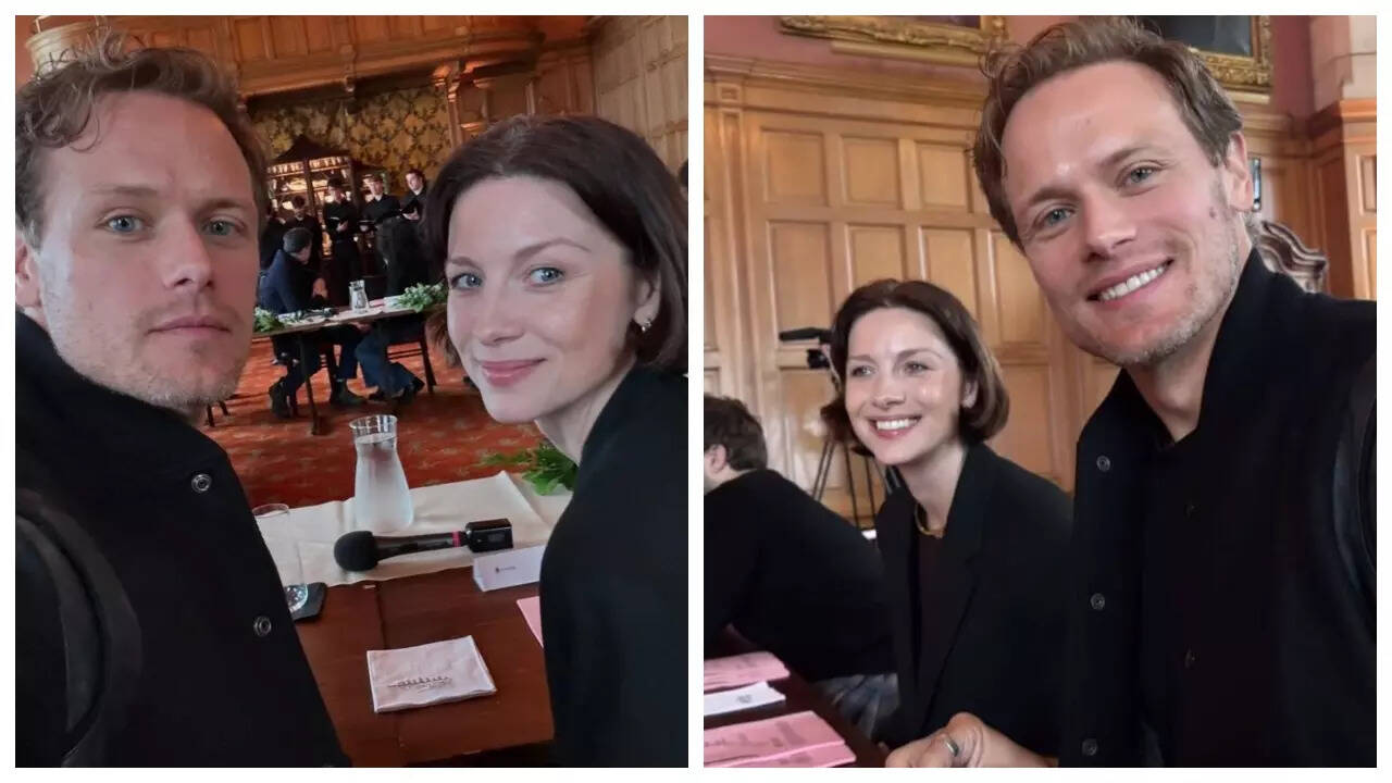 Outlander' stars Sam Heughan and Caitriona Balfe share emotional photos  from FINAL table read | - Times of India