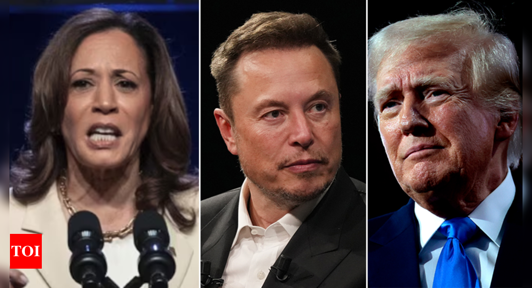 Harris campaign targets Musk over Trump’s interview on X: ‘Ruined Twitter’, now ‘controlling democracy’ – Times of India