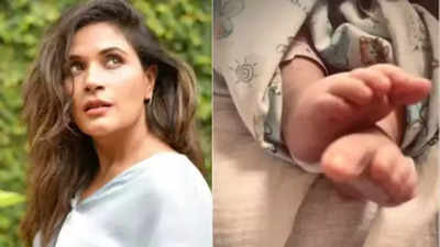 New mom Richa Chadha updates fans with an adorable photo dump: "My boss needs me 24x7"