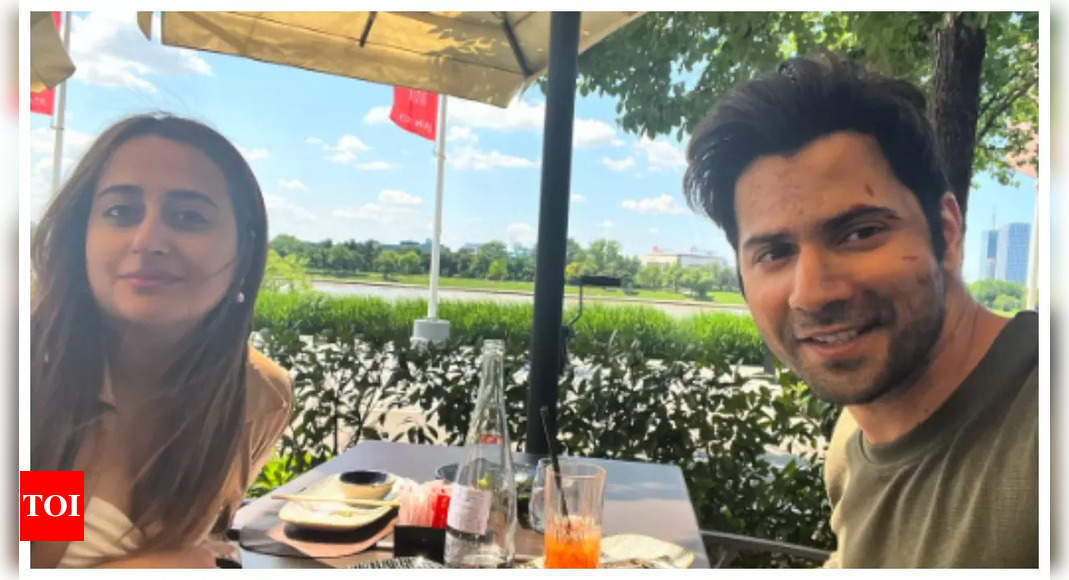 Varun Dhawan shares throwback photo with his ‘Khoobsurat’ Natasha Dalal from ‘Citadel: Honey Bunny’s Serbia schedule and it has a Stree 2 connection | Hindi Movie News