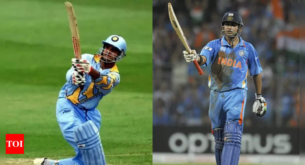 Relive Sourav Ganguly, Gautam Gambhir’s unforgettable knocks on Worldwide Left Handers Day | – Instances of India