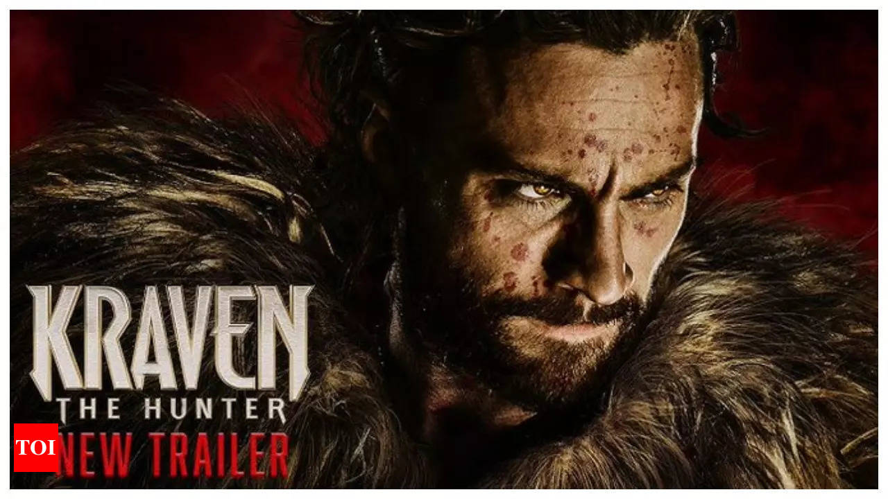 Kraven: The Hunter': Aaron Taylor-Johnson debuts R-rated trailer; fans spot  'Spider-Man: No Way Home' connection with Rhino reveal | - Times of India