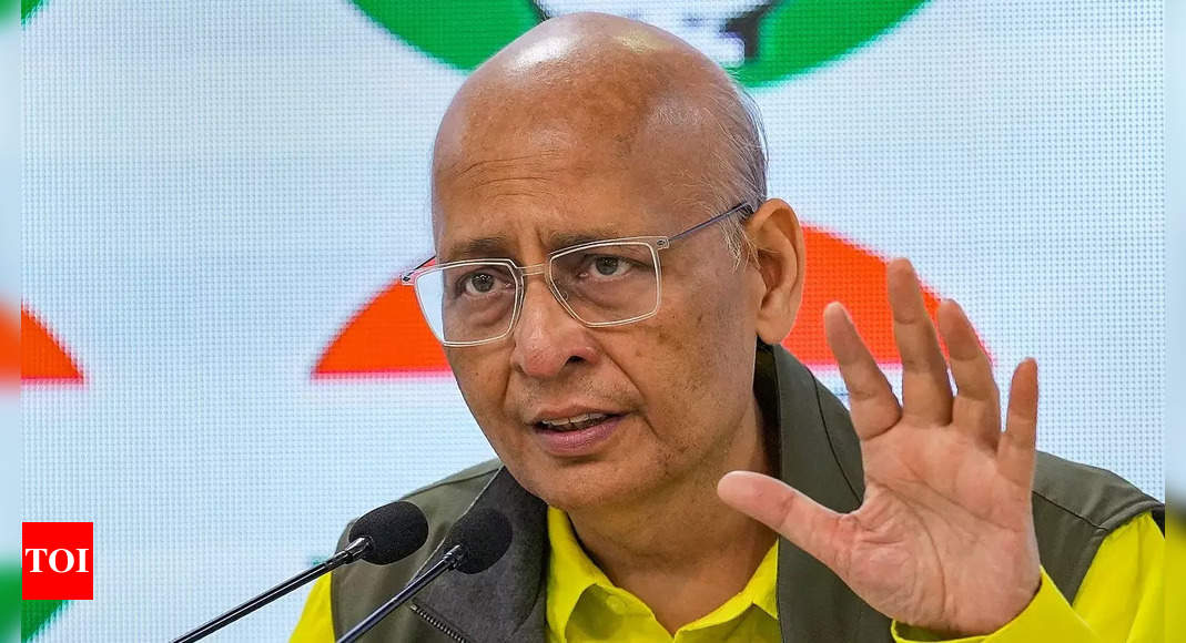 Abhishek Manu Singhvi Nominated for Telangana Rajya Sabha By-election