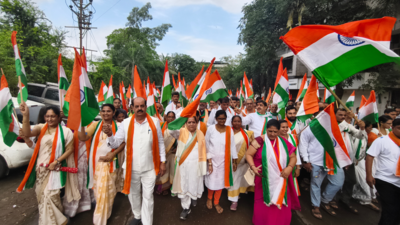 Thousands of people participate in Tiranga Yatra organised in Ulhasnagar