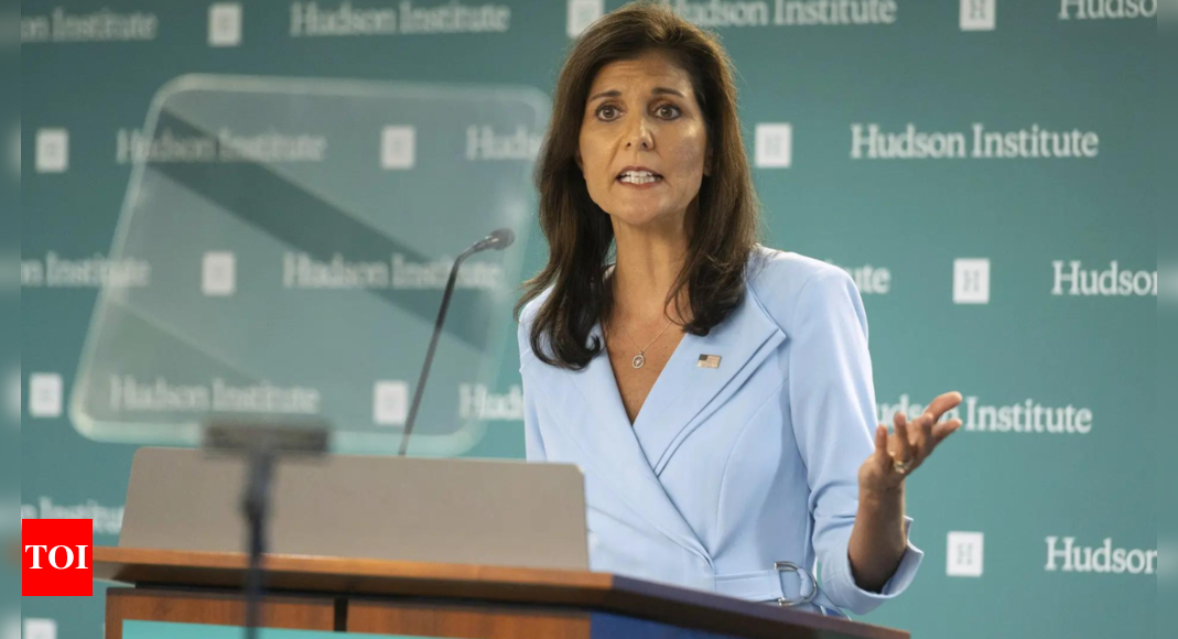 Nikki Haley says Trump must stop whining about Kamala Harris: ‘Talking about her race, dumbness…’ – Times of India