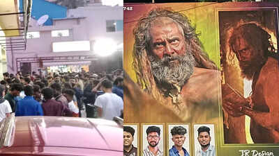 'Thangalaan' FDFS celebration: Fans give a perfect reply to a question of Chiyaan Vikram's fan base