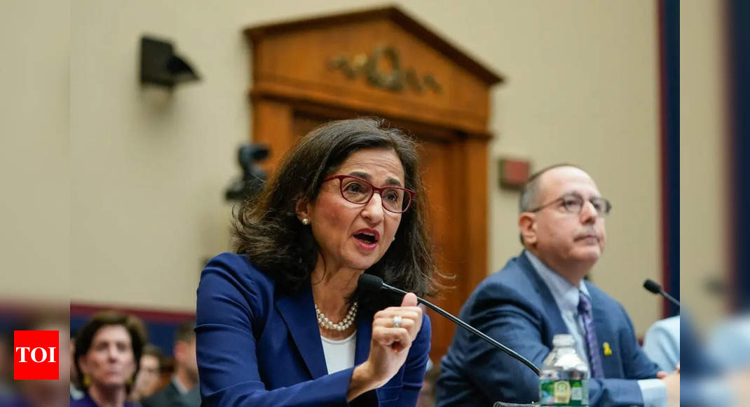 Columbia University President Minouche Shafik resigns amid protests and national scrutiny – Times of India