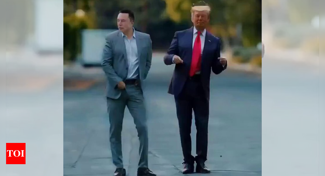 ‘Haters will say … ‘: Elon Musk shares AI video of himself and Trump dancing to ‘Staying alive’ – Times of India