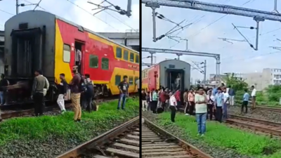 Panic as Ahmedabad-Mumbai double-decker train splits into two pieces near Surat