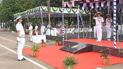 Eastern Naval Command celebrated 78th Independence Day in Andhra Pradesh's Visakhapatnam