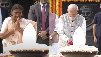 PM Modi, President Droupadi Murmu Pay Tribute To Atal Bihari Vajpayee ...