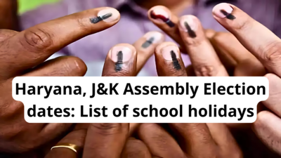 Haryana, J&K Assembly Election dates for 2024 announced: Schools to be closed on these days, check the full list of holidays here