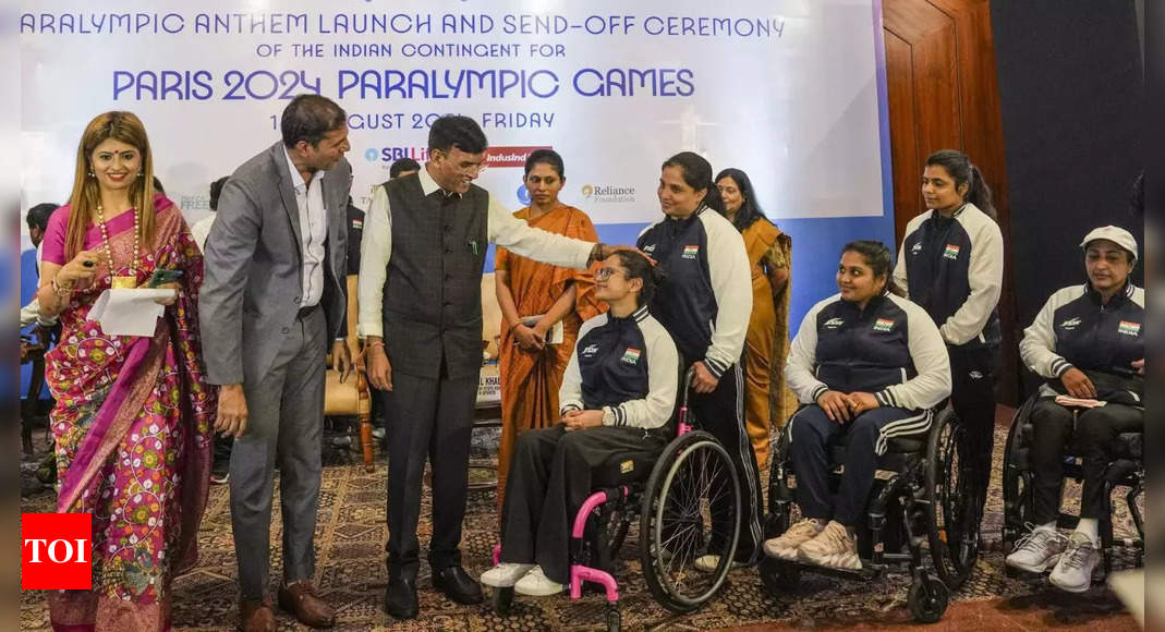 India's Paralympic Team Sent Off for Paris 2024