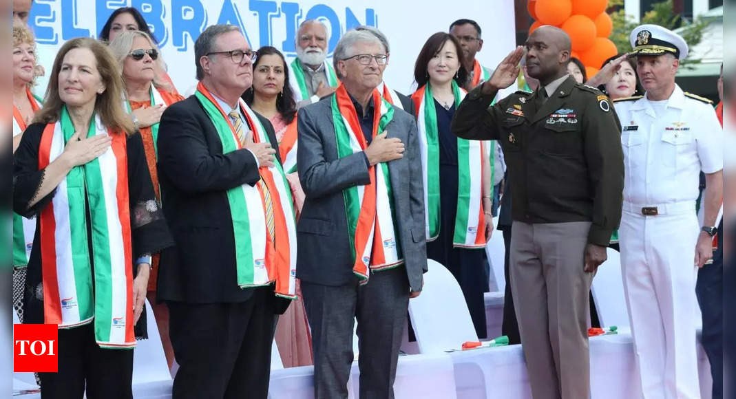 Bill Gates Celebrates India Day in Seattle