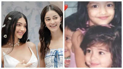 Ananya Panday shares adorable childhood pic with Sister Alanna on her birthday: see inside