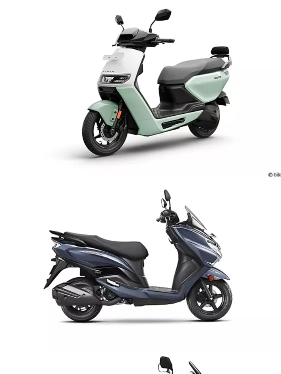 Scooter With Biggest And Most Comfortable Seats Ather Rizta Suzuki Burgman Street Aprilia