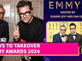 Schitt's Creek Stars Eugene & Dan Levy to Co-Host Emmy Awards 2024