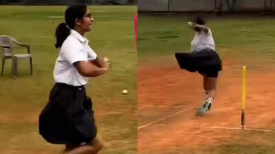 In viral video, young girl tries to emulate Jasprit Bumrah's bowling action. Watch