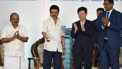 Stalin opens industrial housing facility for Foxconn workers in Chennai