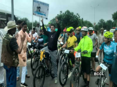 Monsoon cycle ride organised for the revival and conservation of Ramgarh Lake