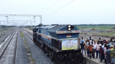 Boudh gets rail connectivity after the completion of the Jharmunda-Boudh railway section