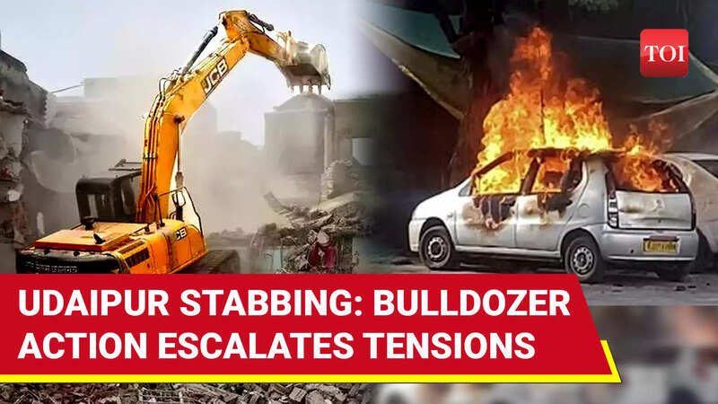 Rajasthan: Udaipur Authorities Begin Bulldozer Action, Razes House Of ...