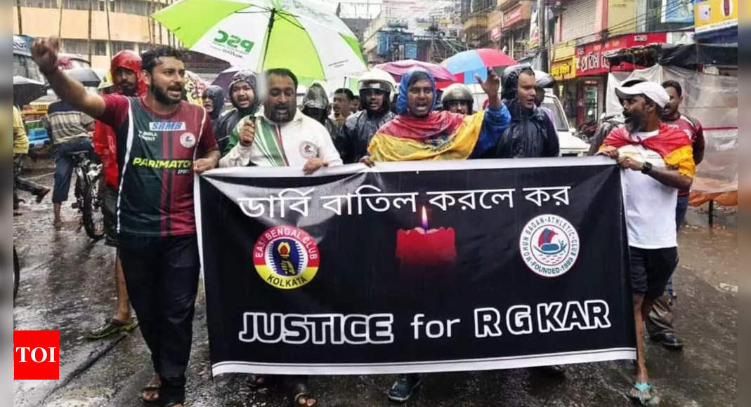 Kolkata Fans Protest Doctor's Rape and Murder