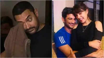 Aamir Khan gets teary-eyed, praises Rhea Chakraborty for her ...