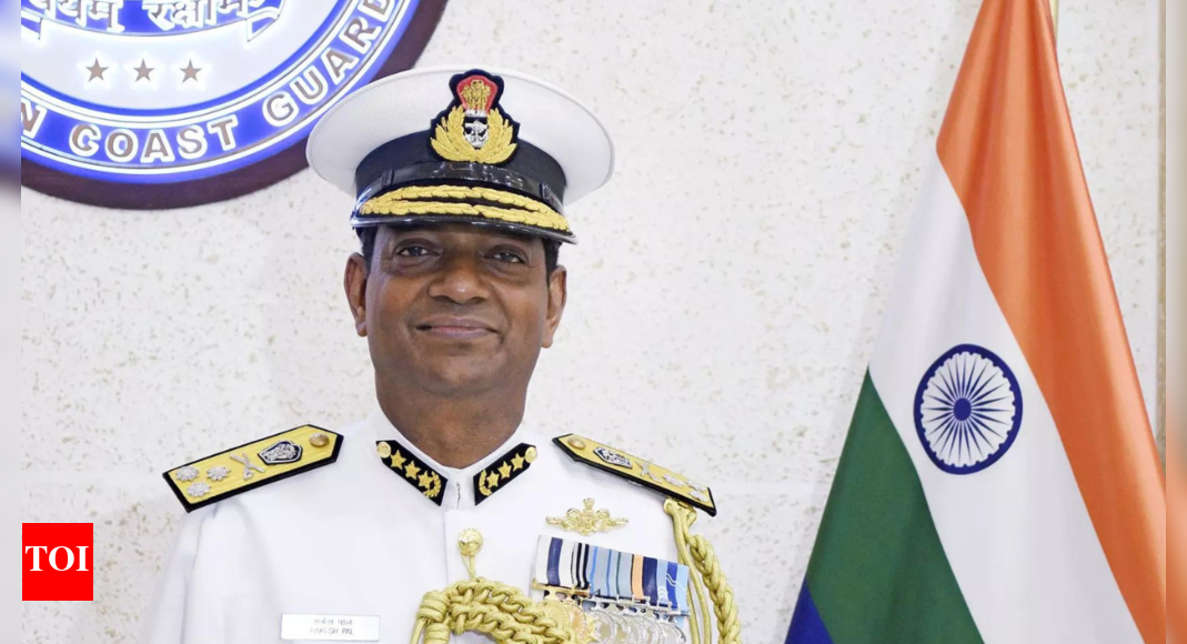 Coast Guard DG Rakesh Pal dies of heart attack ahead of event in ...