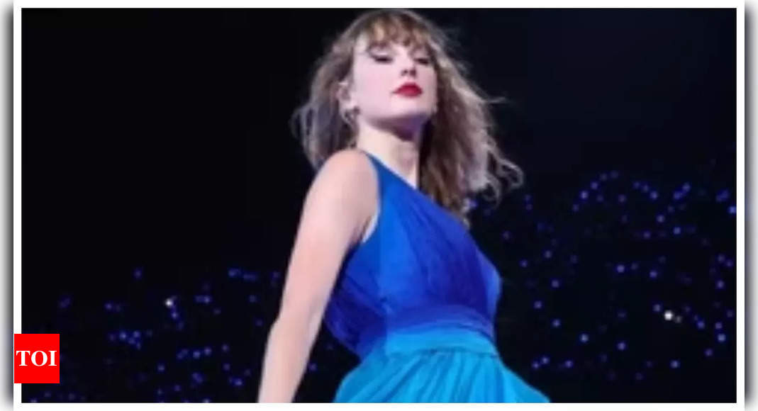 Taylor Swift’s dancer stumbles during London concert |