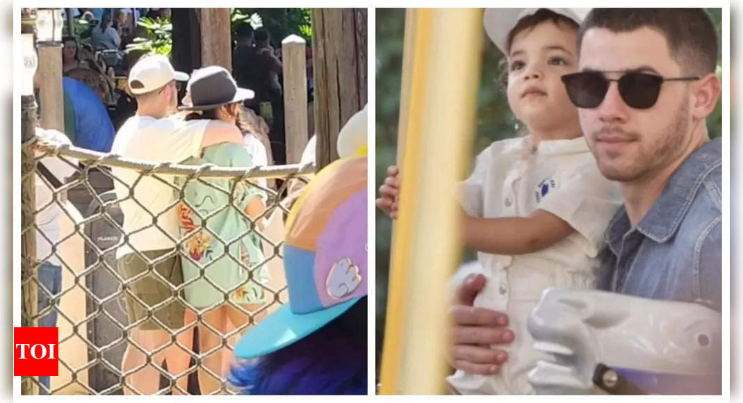 Priyanka-Nick enjoy a fun family day at Disneyland