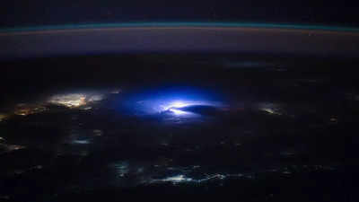 NASA shares awe-inspiring picture of lightning over India from space